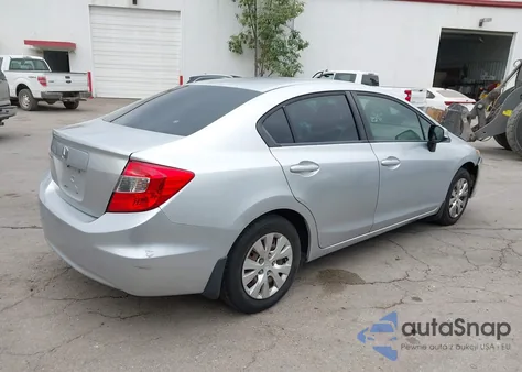 2012 Honda Civic Lx z USA, uszkodzony, nr VIN 2HGFB2E50CH507115
